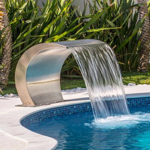 Piscina com revestimento